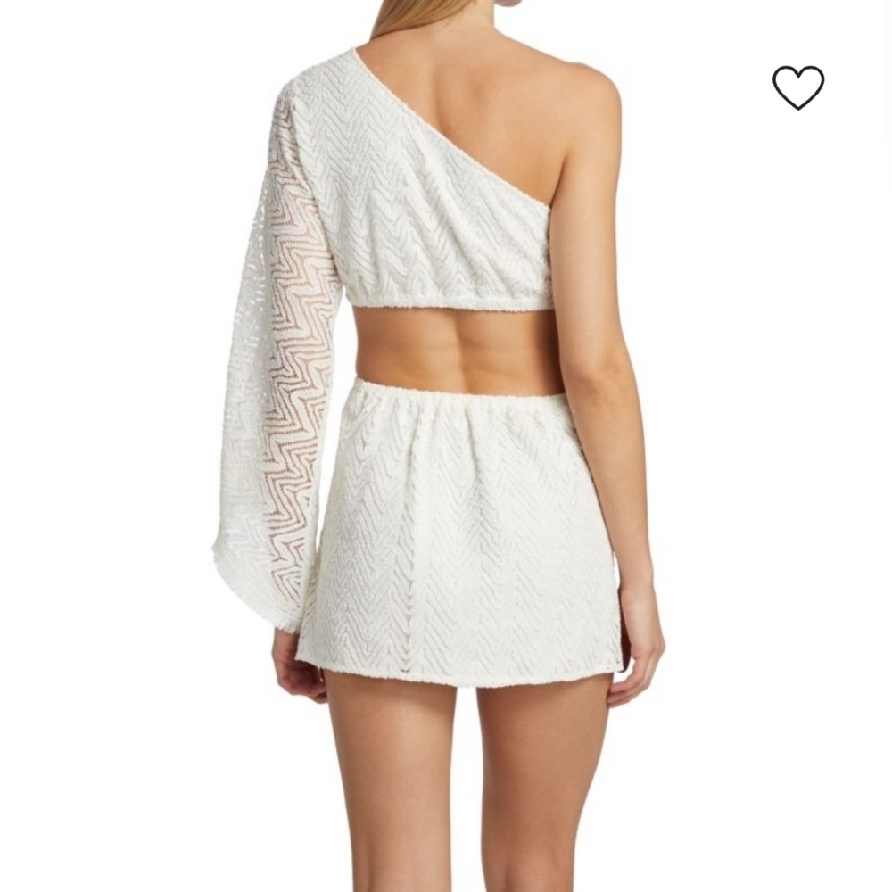 Ramy Brook Lace Henrietta Cutout One Shoulder Dress Size M NWT Festival - Picture 6 of 15